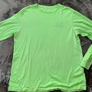 Lime green vineyard vines long sleeve